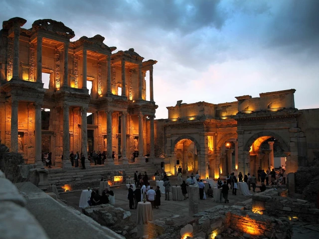 Library-of-Celsus-Night-Gathering-Ephesus-Turkey
